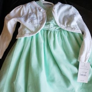 12m Dress with cardigan